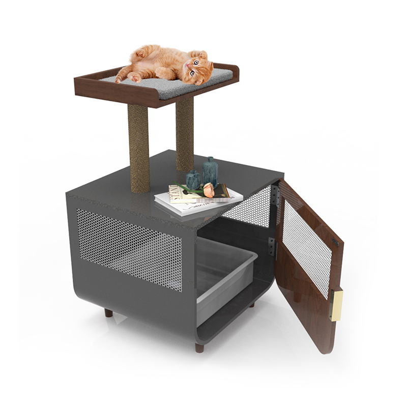 เฟอร์นิเจอร์ห้องน้ำที่ซ่อนอยู่ไม้กรงแมวกับตู้ทิ้งขยะ เฟอร์นิเจอร์ห้องน้ำที่ซ่อนอยู่ไม้กรงแมวกับตู้ทิ้งขยะ