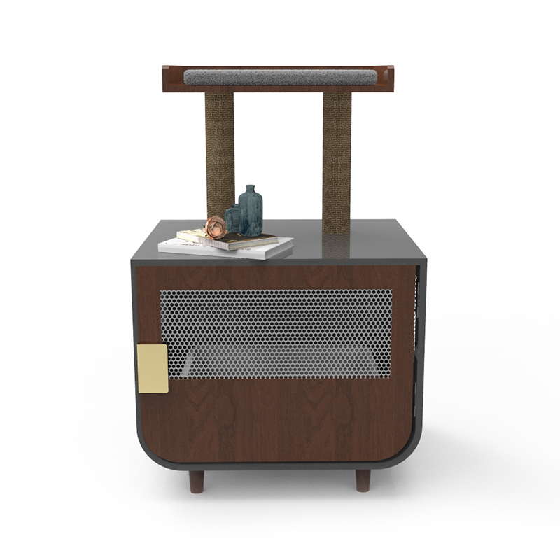 เฟอร์นิเจอร์ห้องน้ำที่ซ่อนอยู่ไม้กรงแมวกับตู้ทิ้งขยะ เฟอร์นิเจอร์ห้องน้ำที่ซ่อนอยู่ไม้กรงแมวกับตู้ทิ้งขยะ