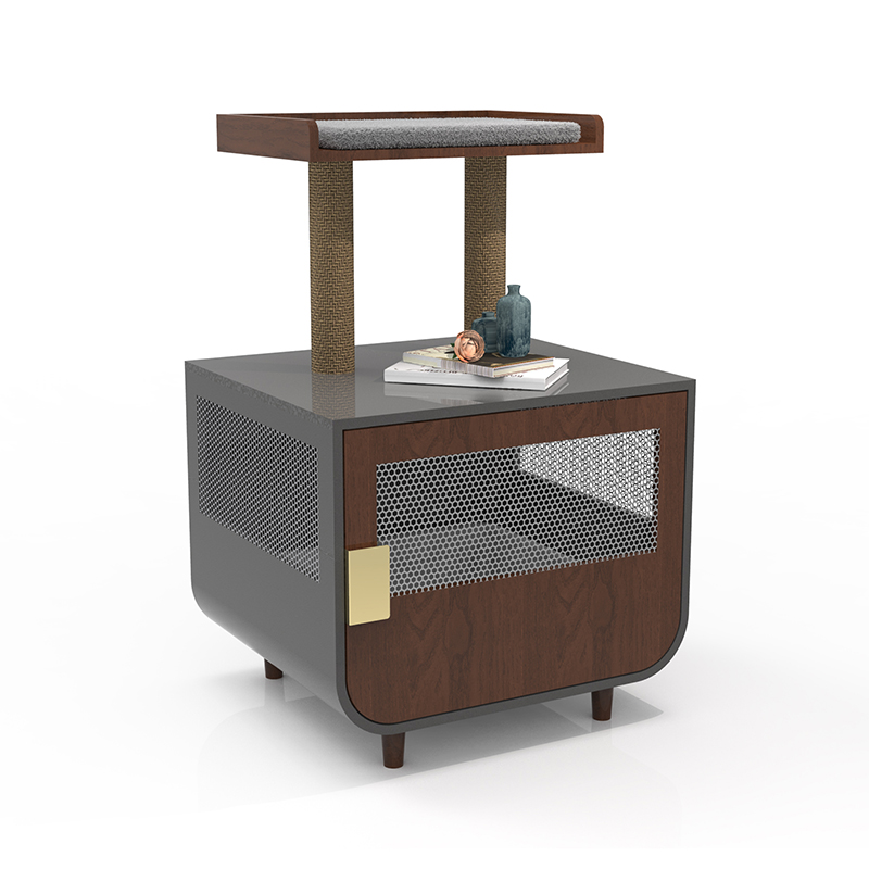 เฟอร์นิเจอร์ห้องน้ำที่ซ่อนอยู่ไม้กรงแมวกับตู้ทิ้งขยะ เฟอร์นิเจอร์ห้องน้ำที่ซ่อนอยู่ไม้กรงแมวกับตู้ทิ้งขยะ