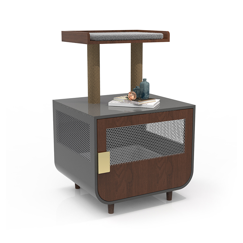 เฟอร์นิเจอร์ห้องน้ำที่ซ่อนอยู่ไม้กรงแมวกับตู้ทิ้งขยะ เฟอร์นิเจอร์ห้องน้ำที่ซ่อนอยู่ไม้กรงแมวกับตู้ทิ้งขยะ