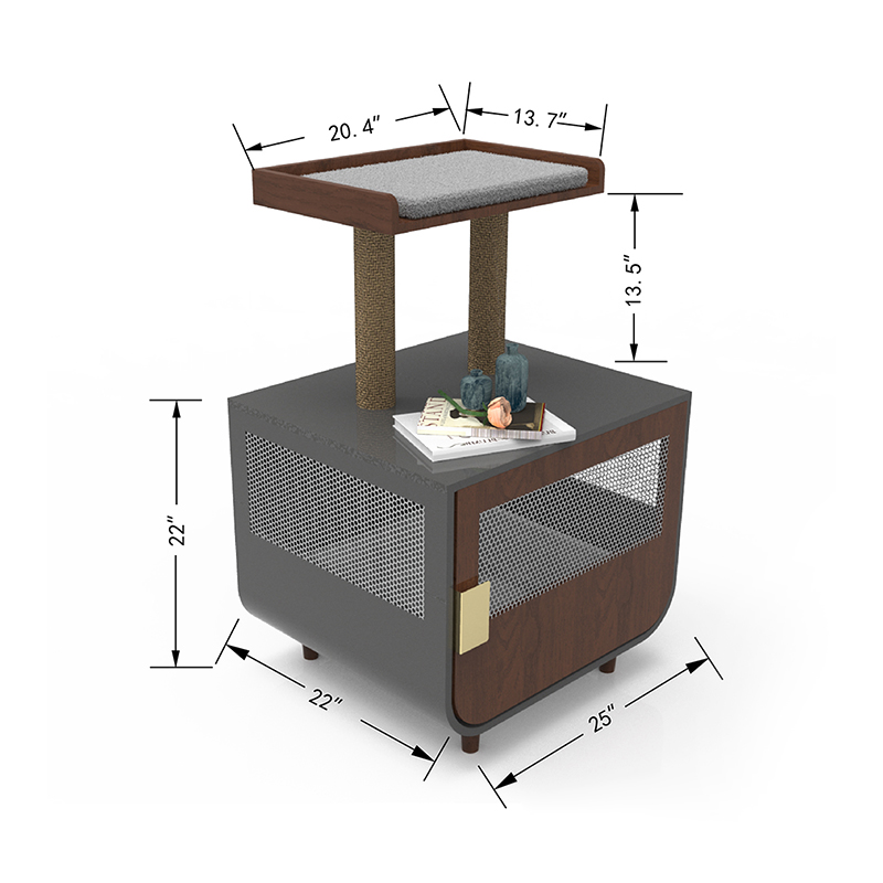 เฟอร์นิเจอร์ห้องน้ำที่ซ่อนอยู่ไม้กรงแมวกับตู้ทิ้งขยะ เฟอร์นิเจอร์ห้องน้ำที่ซ่อนอยู่ไม้กรงแมวกับตู้ทิ้งขยะ
