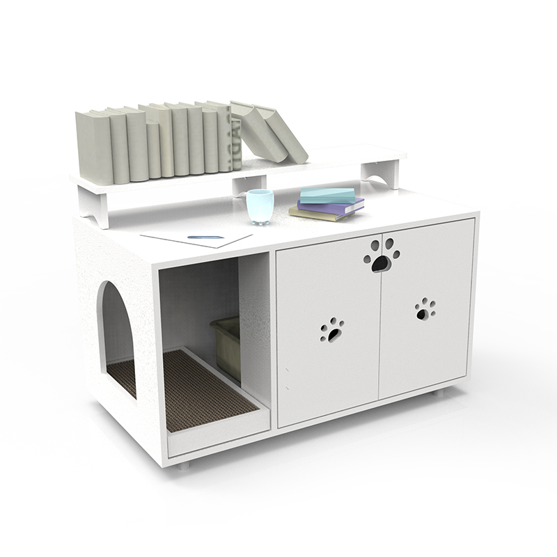 เฟอร์นิเจอร์แมวห้องน้ำขนาดใหญ่ตู้ทิ้งขยะที่ซ่อน เฟอร์นิเจอร์แมวห้องน้ำขนาดใหญ่ตู้ทิ้งขยะที่ซ่อน