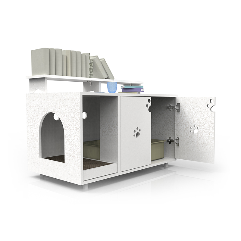 เฟอร์นิเจอร์แมวห้องน้ำขนาดใหญ่ตู้ทิ้งขยะที่ซ่อน เฟอร์นิเจอร์แมวห้องน้ำขนาดใหญ่ตู้ทิ้งขยะที่ซ่อน