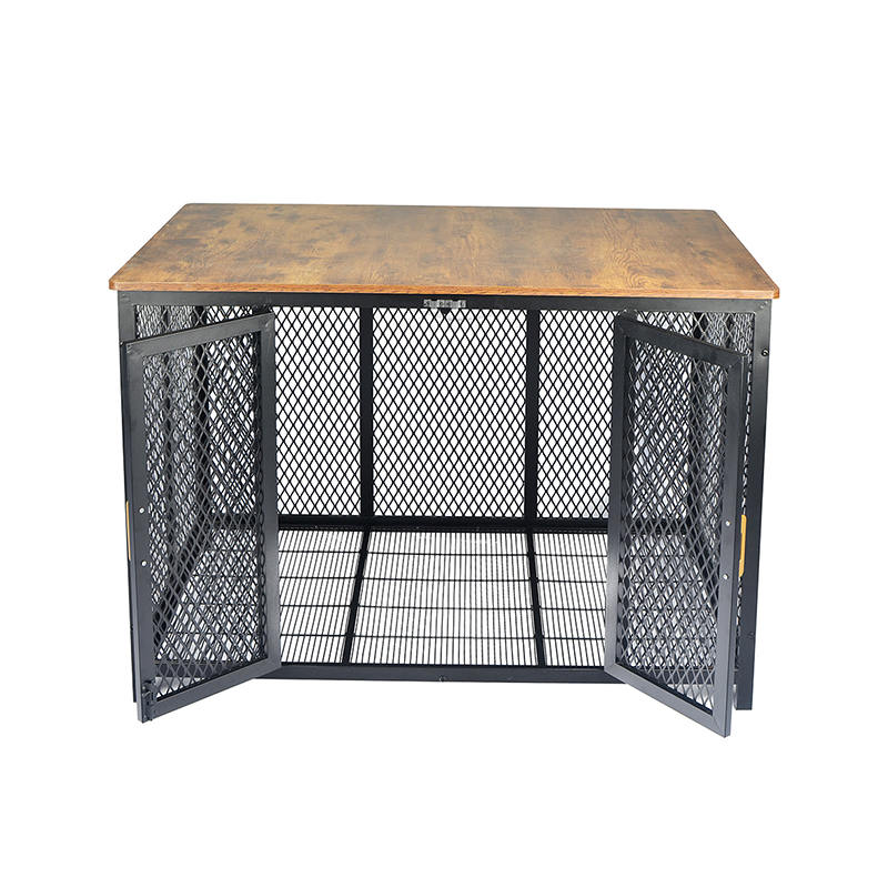 เปิดกรงสุนัขสไตล์เฟอร์นิเจอร์ไม้หนัก เปิดกรงสุนัขสไตล์เฟอร์นิเจอร์ไม้หนัก