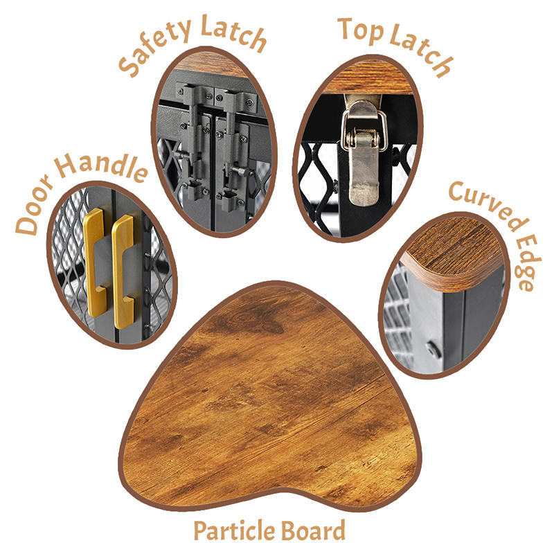 เปิดกรงสุนัขสไตล์เฟอร์นิเจอร์ไม้หนัก เปิดกรงสุนัขสไตล์เฟอร์นิเจอร์ไม้หนัก