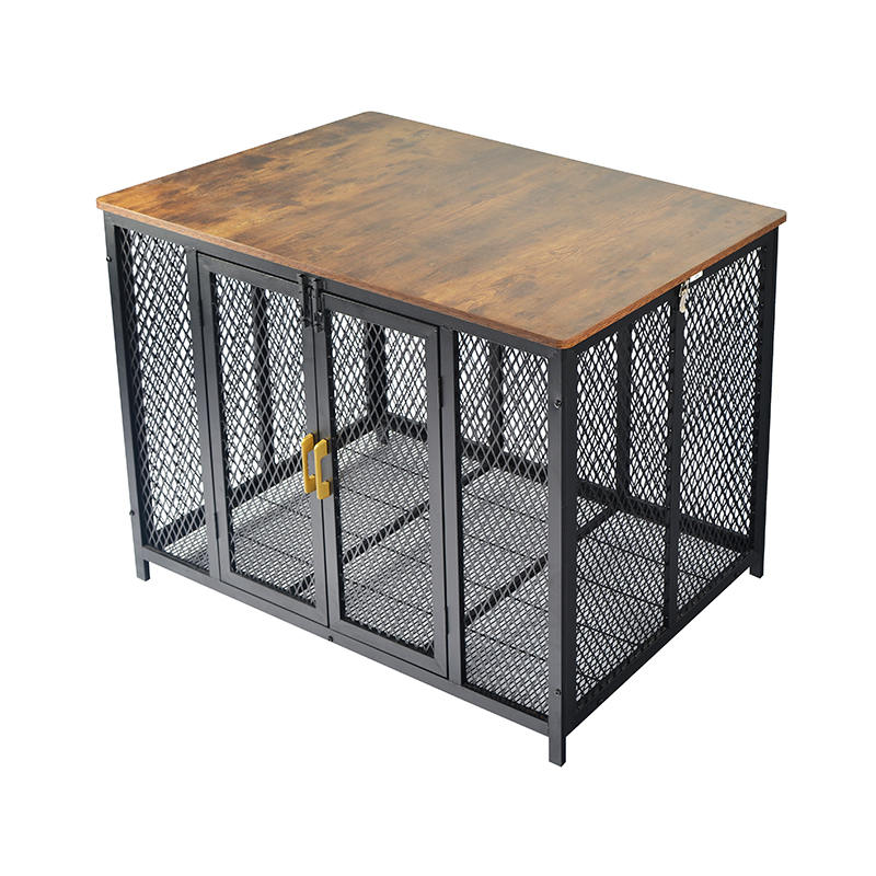 เปิดกรงสุนัขสไตล์เฟอร์นิเจอร์ไม้หนัก เปิดกรงสุนัขสไตล์เฟอร์นิเจอร์ไม้หนัก