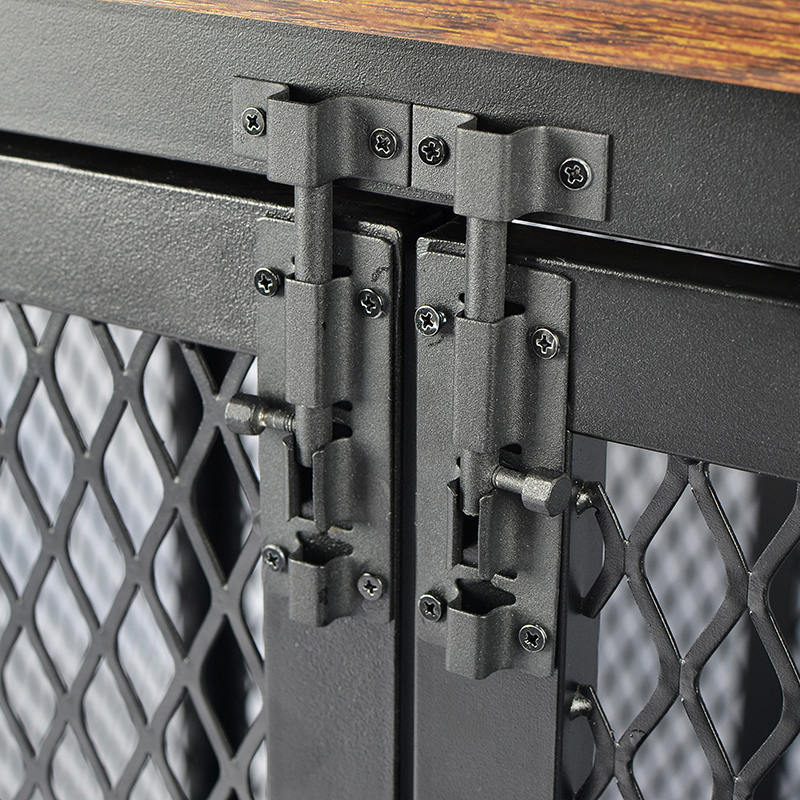 เปิดกรงสุนัขสไตล์เฟอร์นิเจอร์ไม้หนัก เปิดกรงสุนัขสไตล์เฟอร์นิเจอร์ไม้หนัก