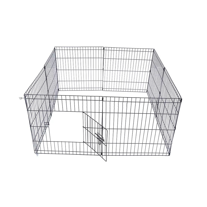 8 แผงรั้วสัตว์เลี้ยงลูกสัตว์ลวดพับได้ 8 แผงรั้วสัตว์เลี้ยงลูกสัตว์ลวดพับได้