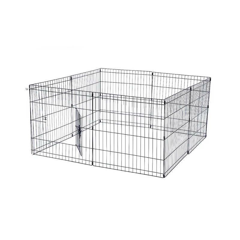 8 แผงรั้วสัตว์เลี้ยงลูกสัตว์ลวดพับได้ 8 แผงรั้วสัตว์เลี้ยงลูกสัตว์ลวดพับได้