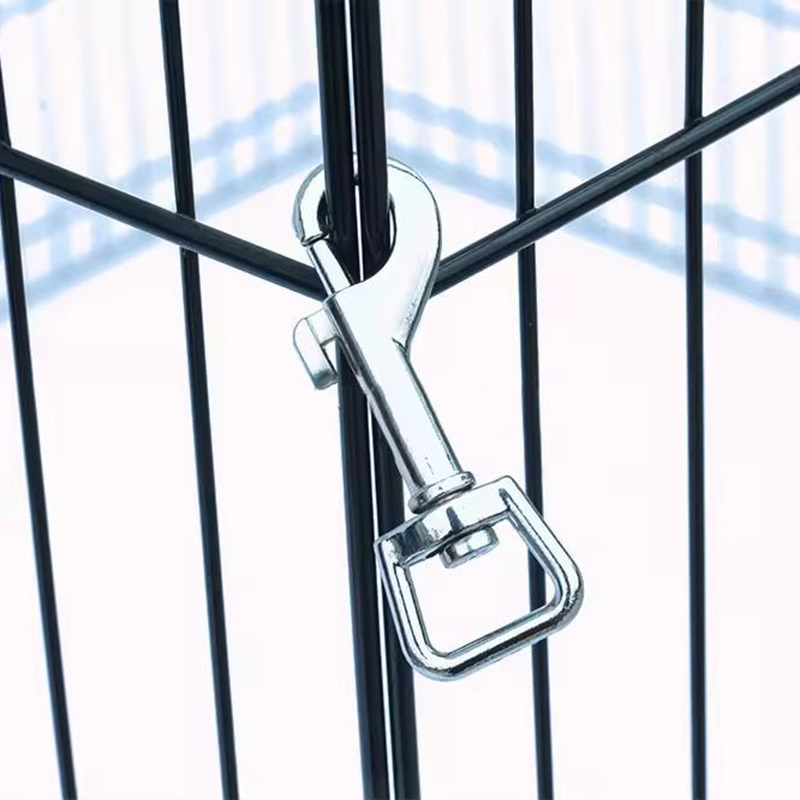 8 แผงรั้วสัตว์เลี้ยงลูกสัตว์ลวดพับได้ 8 แผงรั้วสัตว์เลี้ยงลูกสัตว์ลวดพับได้