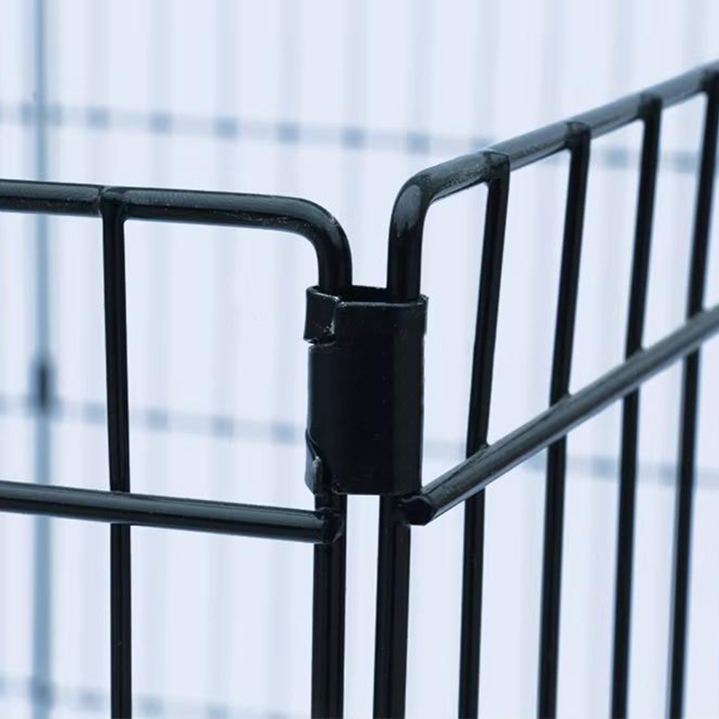 8 แผงรั้วสัตว์เลี้ยงลูกสัตว์ลวดพับได้ 8 แผงรั้วสัตว์เลี้ยงลูกสัตว์ลวดพับได้