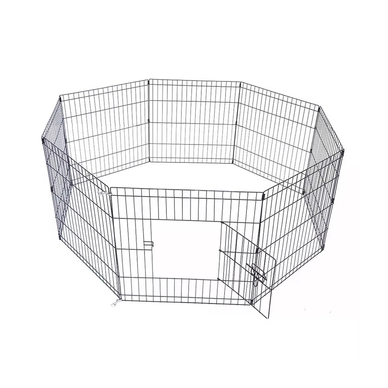 8 แผงรั้วสัตว์เลี้ยงลูกสัตว์ลวดพับได้ 8 แผงรั้วสัตว์เลี้ยงลูกสัตว์ลวดพับได้