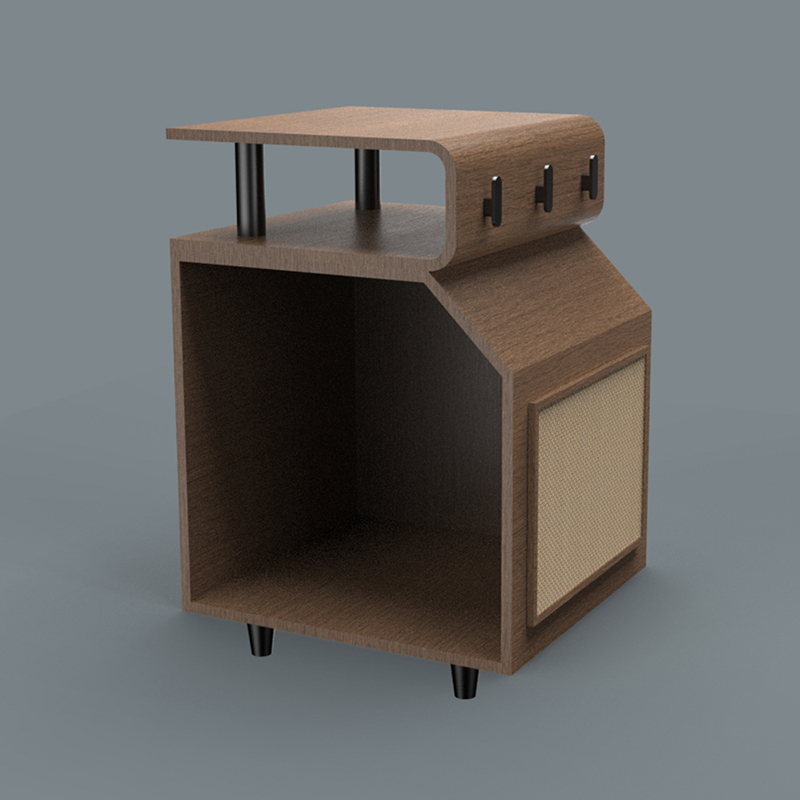 เตียงสัตว์เลี้ยงไม้เตียงแมวพร้อมกระดานเกา เตียงสัตว์เลี้ยงไม้เตียงแมวพร้อมกระดานเกา