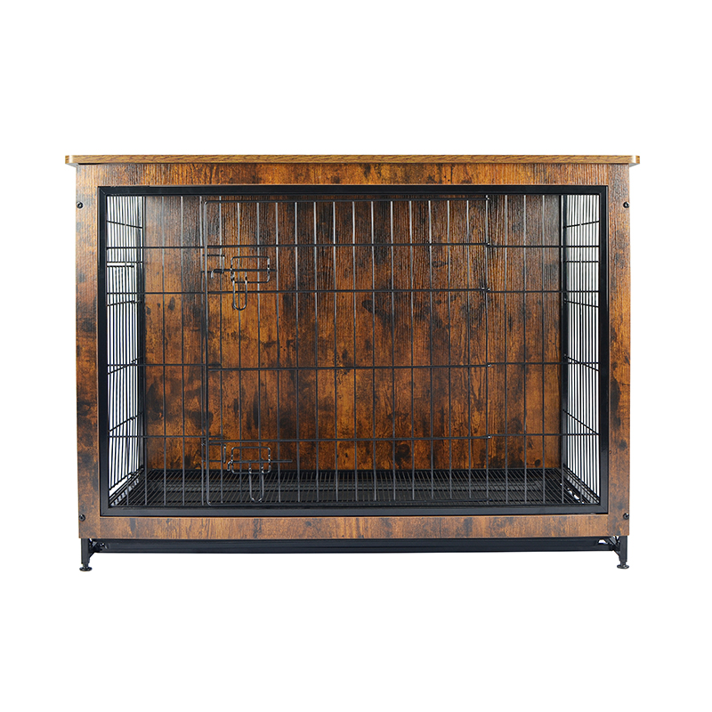 กรงสุนัขโลหะสไตล์โลหะในร่ม