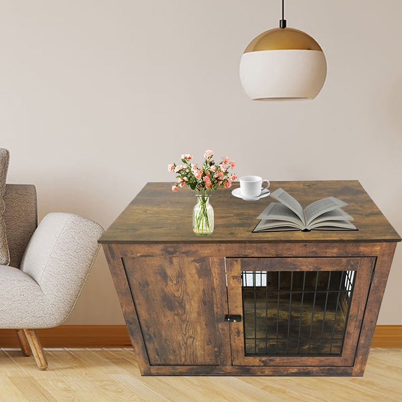 ประตูสองชั้นเฟอร์นิเจอร์ไม้สไตล์กรงสุนัข ประตูสองชั้นเฟอร์นิเจอร์ไม้สไตล์กรงสุนัข