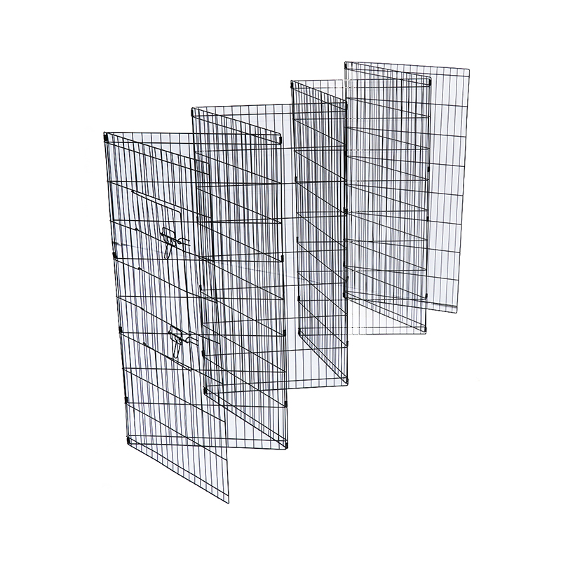 8 แผง Playpen สุนัขลวดแบบพับเก็บได้ 8 แผง Playpen สุนัขลวดแบบพับเก็บได้