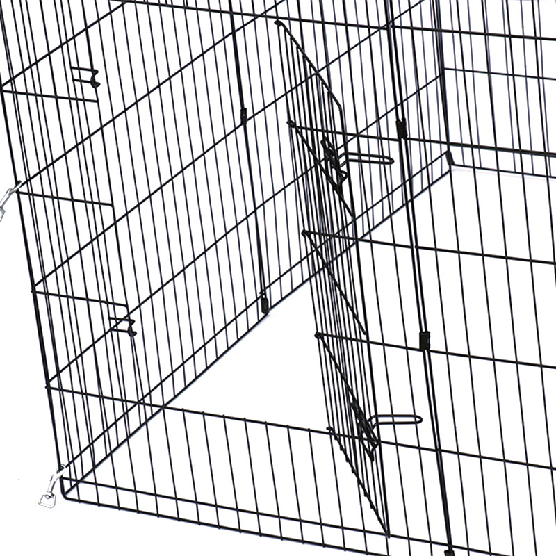 8 แผง Playpen สุนัขลวดแบบพับเก็บได้ 8 แผง Playpen สุนัขลวดแบบพับเก็บได้