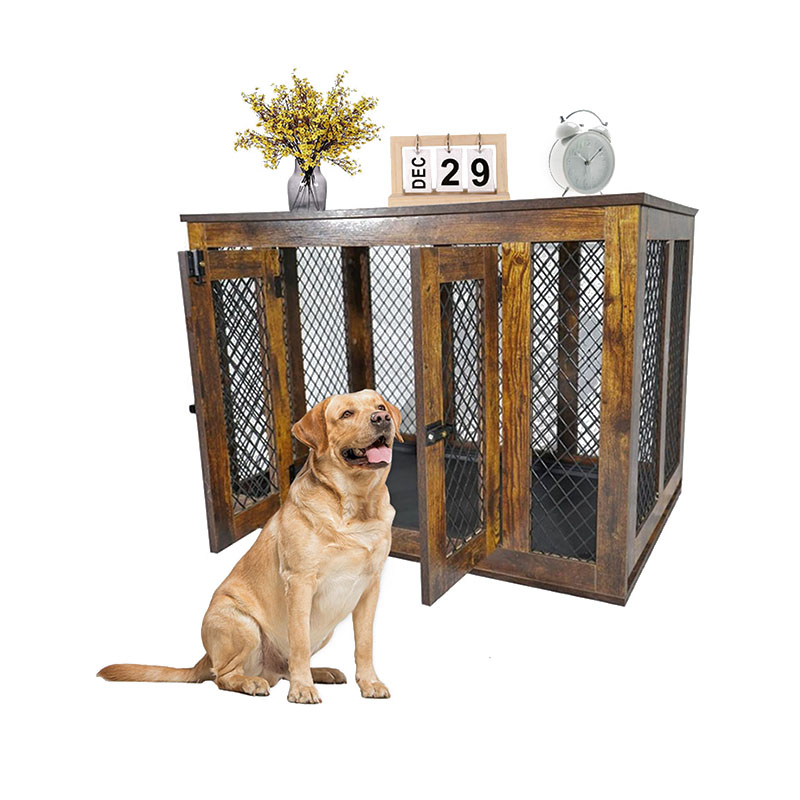 กรงสุนัขขนาดใหญ่ของเฟอร์นิเจอร์ในร่ม กรงสุนัขขนาดใหญ่ของเฟอร์นิเจอร์ในร่ม
