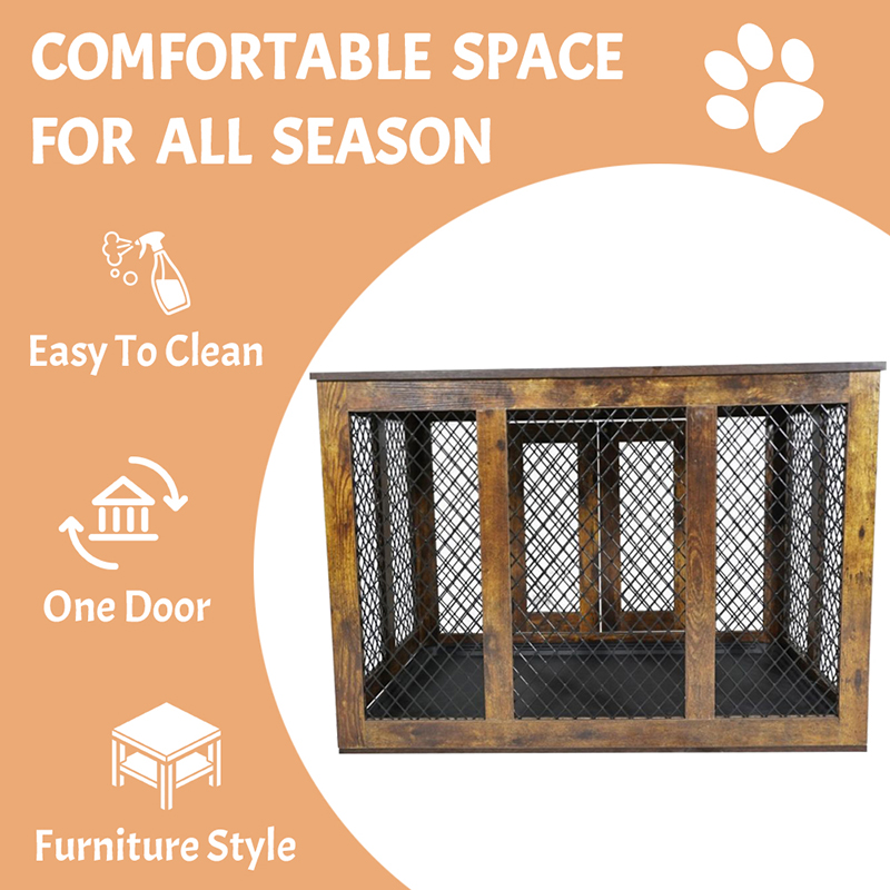 กรงสุนัขขนาดใหญ่ของเฟอร์นิเจอร์ในร่ม กรงสุนัขขนาดใหญ่ของเฟอร์นิเจอร์ในร่ม