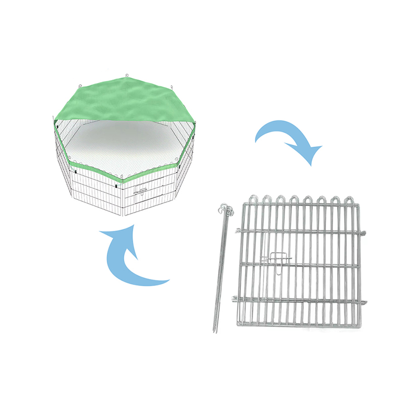 ลูกสุนัข Rabbit Run Dog Playpen ที่มีฝาครอบด้านบน ลูกสุนัข Rabbit Run Dog Playpen ที่มีฝาครอบด้านบน