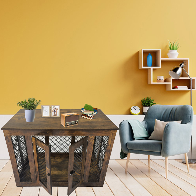 กรงสุนัขขนาดใหญ่ของเฟอร์นิเจอร์ในร่ม กรงสุนัขขนาดใหญ่ของเฟอร์นิเจอร์ในร่ม