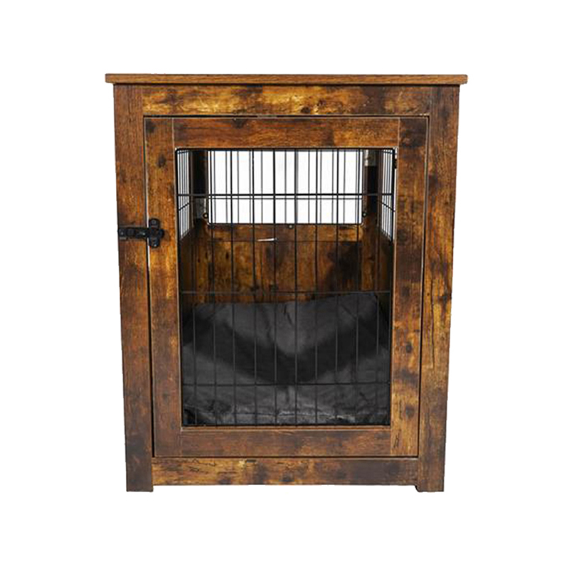 กรงสุนัขโลหะไม้สไตล์เฟอร์นิเจอร์สำหรับสัตว์เล็ก ๆ กรงสุนัขโลหะไม้สไตล์เฟอร์นิเจอร์สำหรับสัตว์เล็ก ๆ